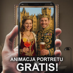 Image of Toast królewskiej pary - obraz na płótnie z Twojego zdjęcia