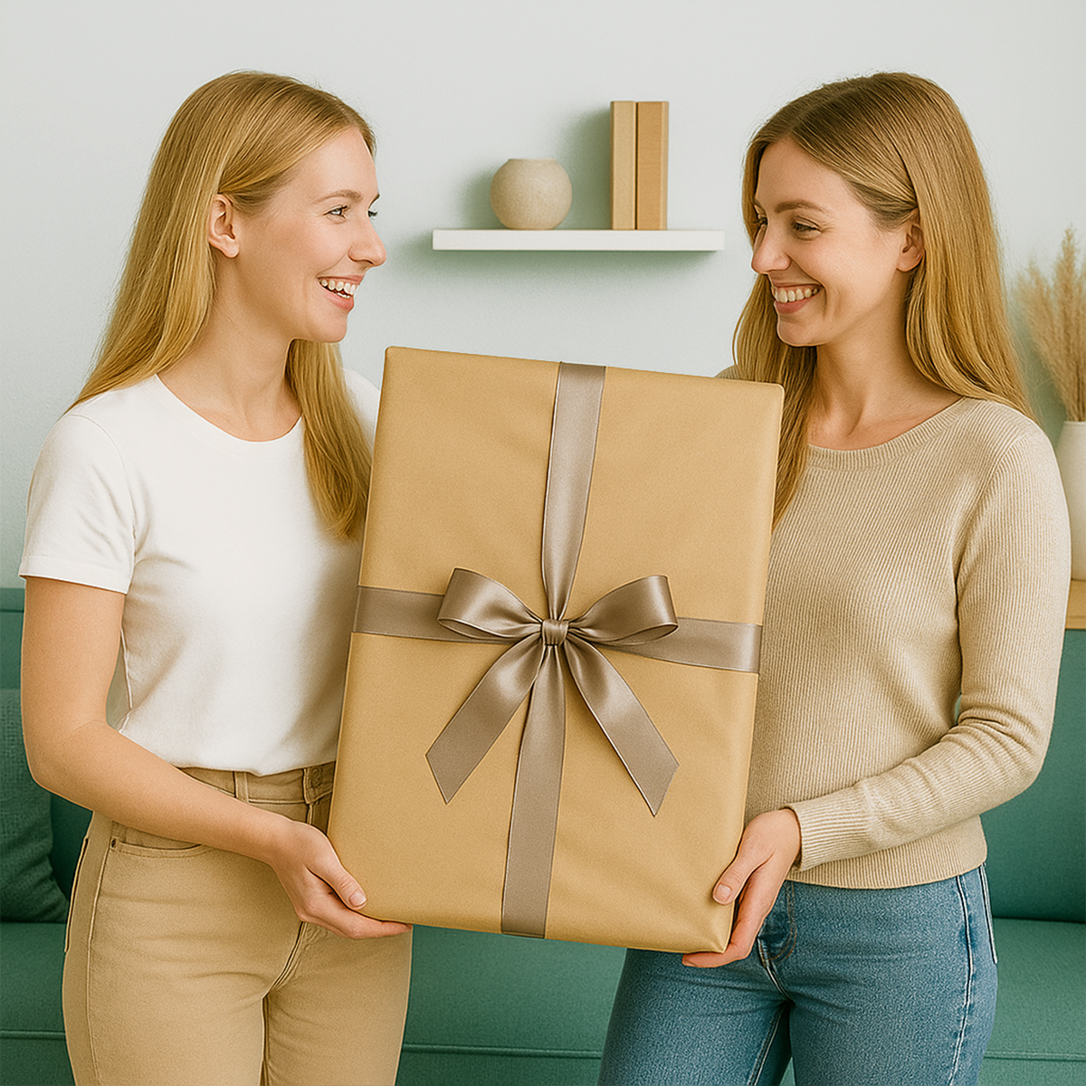 Image of Dwie siostry - obraz na płótnie z Twojego zdjęcia