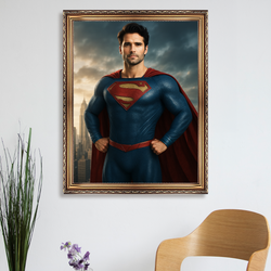 Image of Portret superbohatera - obraz na płótnie z Twojego zdjęcia