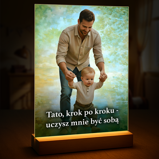 Krok po kroku - druk na szkle, portret z Twojego zdjęcia