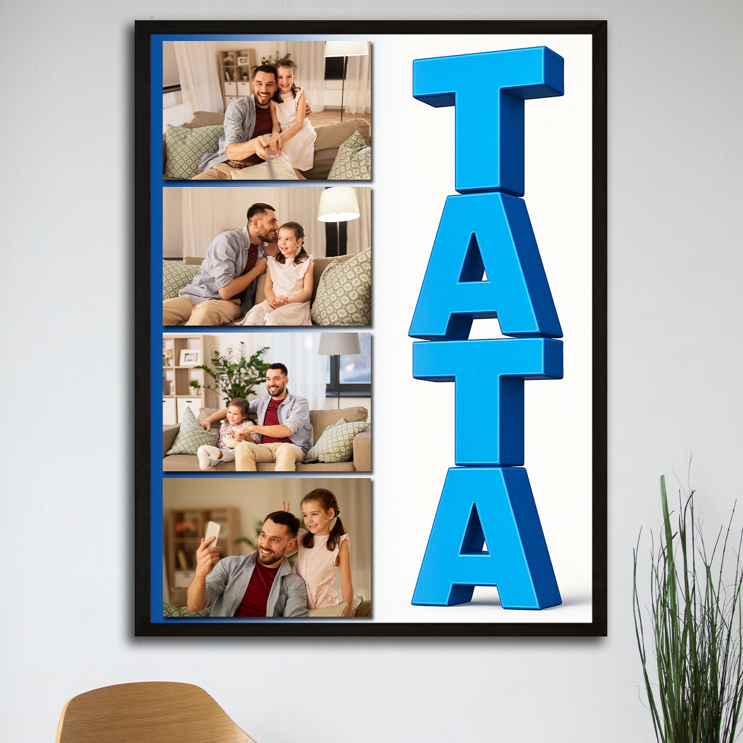 Image of Kolaż zdjęć dla taty - plakat z Twojego zdjęcia