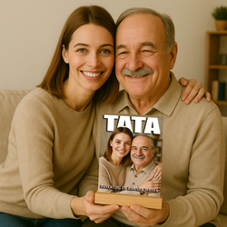 Image of Dziękuję, że zawsze jesteś - druk na szkle, portret z Twojego zdjęcia